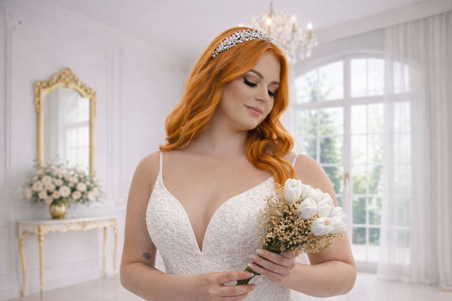 Büyük Beden Gelinlik